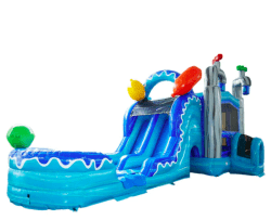 Water Ballons Bounce House Slide Combo (Wet Or Dry)